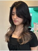 12. インナーカラー/レイヤーカット/顔周り/前髪/韓国