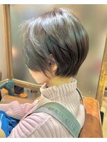 ハピネス クローバー 学園前店(Happiness CLOVER)&nbsp;ショートボブ×髪質改善×白髪ぼかし59ナチュラルショート