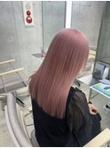 イメチェン/レッドブラウン/フルバング/似合わせカット/立川駅