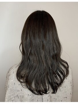 ジーナ セントラル銀座(Zina) セシルカットフリンジウェーブ×大人かわいい前髪ココアブラウン