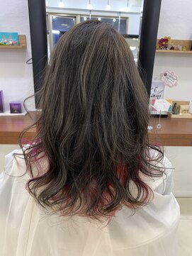 クラン 六甲道(Chlan) アッシュグレー×インナーピンク[六甲道/インナー]