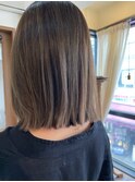 ローランドのHカラーで髪の毛にも優しいオリーブベージュカラー