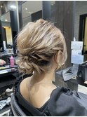 ざっくりシニオンアレンジ★