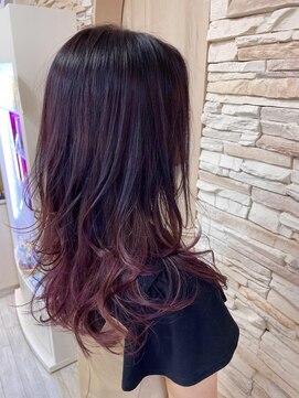 クレア(CREA) ピンクパープルグラデーション