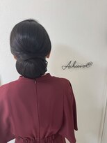アチーブ エムプラス 茶屋町店(Achieve m +)&nbsp;シニヨンアップ【大阪梅田茶屋町ヘアセット専門店Achieve m+】