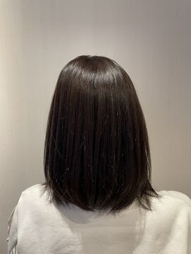 アフィックス ヘア 水天宮前店(affix hair) 透明感オリーブグレージュ×大人ショート