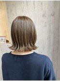 ツヤッツヤな切りっぱなしボブ♪