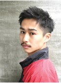 メンズヘア ワイルド ツンツンヘア