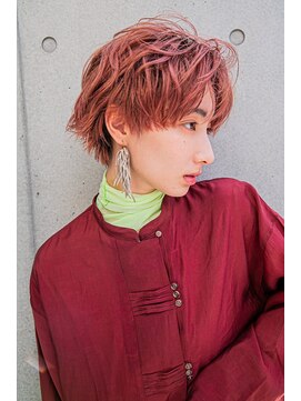 美容室ポール 西葛西店(PAUL) オレンジベージュ×マッシュショート