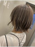 極細ハイライト×透明感カラー