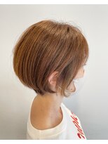 りんごの木 篠ノ井駅前店&nbsp;丸みふんわりショート@20代30代40代@ニュアンスカラー