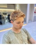【Lond ambre】萱原大幹/メンズ/ショート/束感/波巻きN