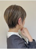 骨格矯正ショート 耳かけショート 丸みショート[寺野克]