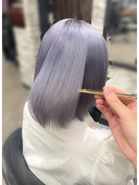 オズ 梅田店(OZ) ペールラベンダー/ハイトーン/髪質改善/ツヤ髪