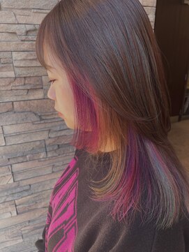 ヘアドゥーポジャ 藤岡店(hair Do poja) インナーカラー