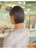 【Nao】ミニボブ×馴染ませ極細ハイライト
