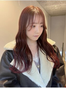 アルコイリスバイドールヘアー(ARCOIRIS by Dollhair) 都島/暖色カラー/チェリーブラウン/くびれヘア