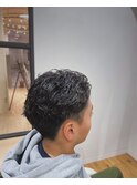 ツーブロック*オールバックパーマ