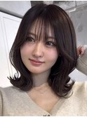 くびれヘア レイヤーミディアム
