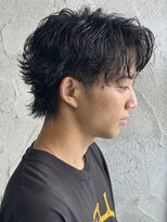 ニアウ 高崎店(Niau)&nbsp;シャドウパーマメンズパーマ群馬高崎メンズ韓国風パーマ眉毛