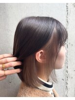アズーア ヘアーアンドスパ(azure hair&spa)&nbsp;顔まわりの白髪カバーにインナーカラーを！