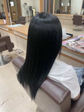 こころ カラー縮毛矯正