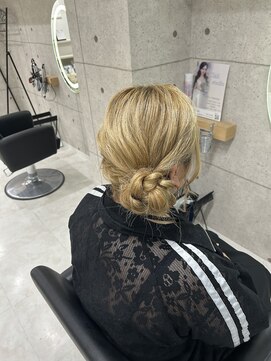 ヘア サロン クラン 東心斎橋店(hair salon clan) サイドアップ