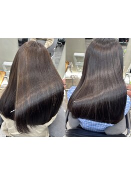 【渋谷/髪質改善/縮毛矯正】実力派スタイリストがつきっきりで施術◎髪の悩みに合わせて施術内容をご提案◇