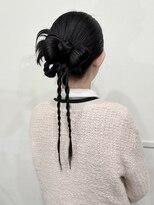 オンカン(onkan) ヘアセット/ヘアアレンジ/リボンヘア/タイトヘア/お呼ばれヘア