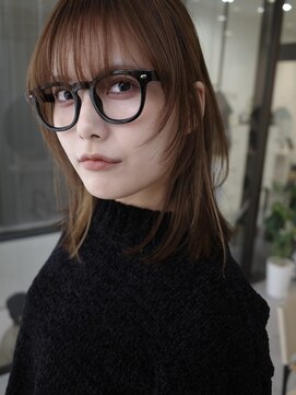 ヌヌ 渋谷 原宿 明治神宮前(nunu) レイヤーカットウルフカットボブグレージュオリーブべージュ