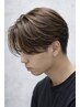 メンズカット＋フルカラー（眉カット付）　￥12210