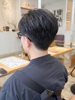 オートル 綱島店(AUTRE by FUGA hair)&nbsp;ツーブロック/刈り上げ/かきあげメンズショート/ハイライト