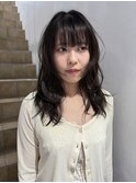 【ブルベ夏】ラベンダーグレージュ×レイヤーカット 岡田