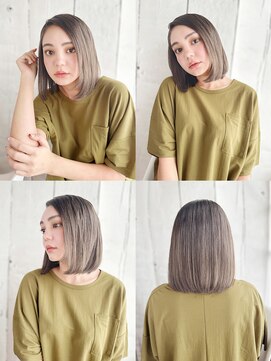 ラピス 新宿店(Lapis) 白髪カバー × 上質ツヤミディ[新宿/新宿駅/新宿]