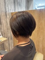 エヌアンドエー せんげん台店(N&A)&nbsp;丸みシルエットで魅せる艶感ショートボブ