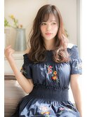 オシャレで愛らしい波々ウェーブ