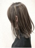 オンブレハイライト×ワンレンセミディ[Dina立川]