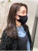 レイヤーウルフワンカール簡単スタイリング大人前髪長め段カット
