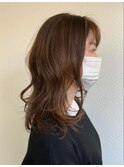 【Gree小川真由美】ハイライト*シナモンベージュ*ミディアム