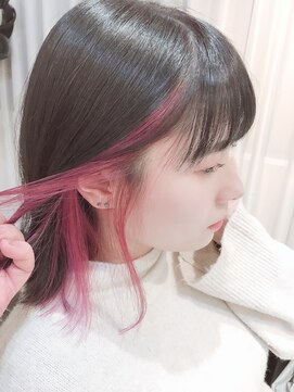 ブルー(BLUE) 《Blue》#インナー#イヤリングカラー#ペールピンク