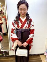 ヘアセットアップス(UP's) ☆ご卒業おめでとうございます♪『可愛く袴着付け＋ヘアセット』