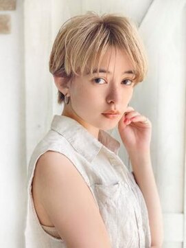 アグ ヘアー ブレス 小比内店(Agu hair bless) 《Agu hair》クールな色気★大人ショート