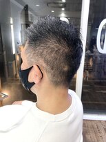 ヘッズ 本八幡店(HEADS)&nbsp;メンズショート　マッシュ　センターパート　メンズパーマ