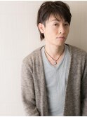 1分スタイリング！ダークアッシュくせ毛ショートK