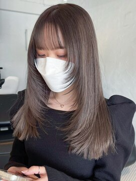 アルバム 池袋(ALBUM) 顔まわりレイヤーロング_ヘルシースタイル_ba391092