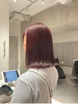 ガリカ 渋谷(Gallica)&nbsp;【小岩井美希】ブリーチなしダブルカラーで作る暖色系カラー