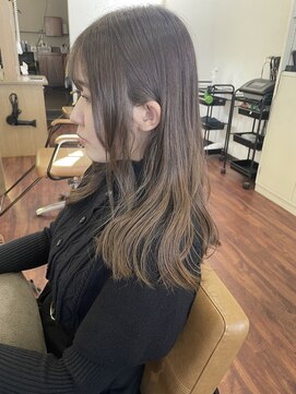 ラグシーセカンド(RAGCIE 2nd) 【Rio】セミロング×グレージュ