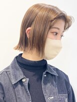 モリオフロムロンドン 松戸店(Morio from London)&nbsp;【松戸　石山】ハイトーン切りっぱなしボブ外ハネボブ