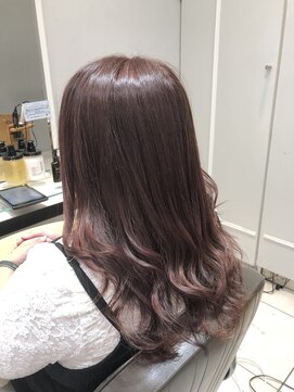 ネオリーブギンザ 銀座店(Neolive GINZA) ブリーチなしダブルカラー　ピンクラベンダーカラー　(銀座)