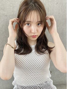 カサネ(casane) シースルーバング/ミディアムヘア